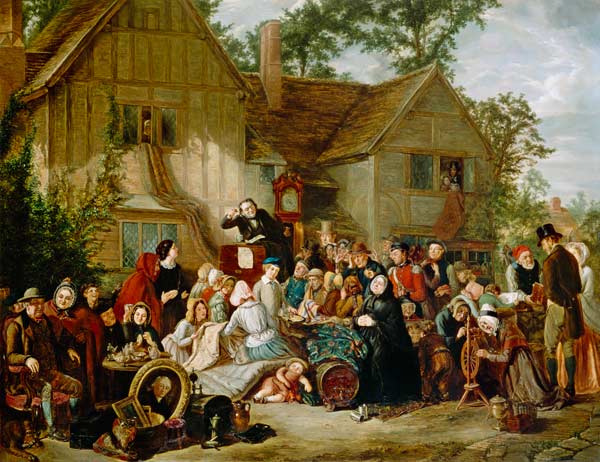 An auction on the village a William MacDuff