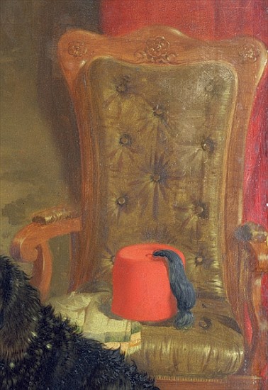 By his Master''s Chair, 1850 (detail of 77804) a William Malbon