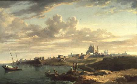 A View of Montevideo a William Marlow