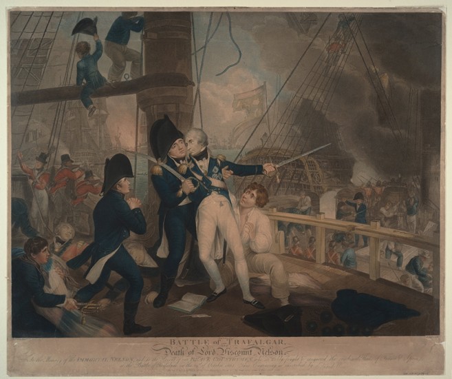 The Battle of Trafalgar and the Death of Nelson a William Marshall Craig