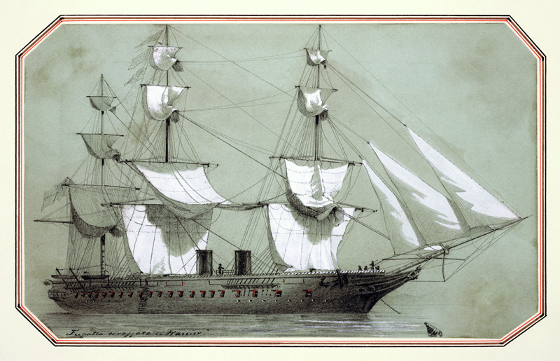 The 'Warrior', the first British iron warship a William McConnell