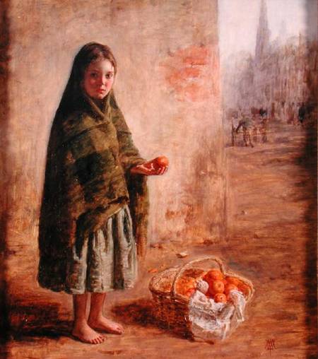 An Orange Seller a William McTaggart