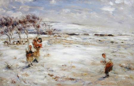 Snow in April a William McTaggart