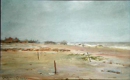 Beach Scene a William Merrit Chase