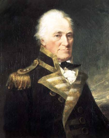 Portrait of Vice-Admiral John Hunter a William Mineard Bennett