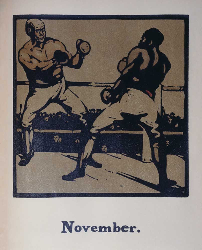 boxing a William Nicholson
