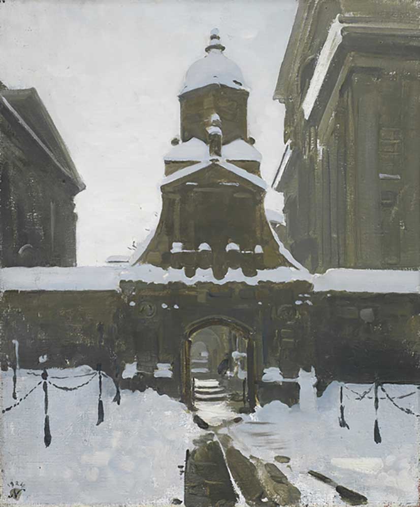 The Gate of Honour under Snow, 1924 a William Nicholson