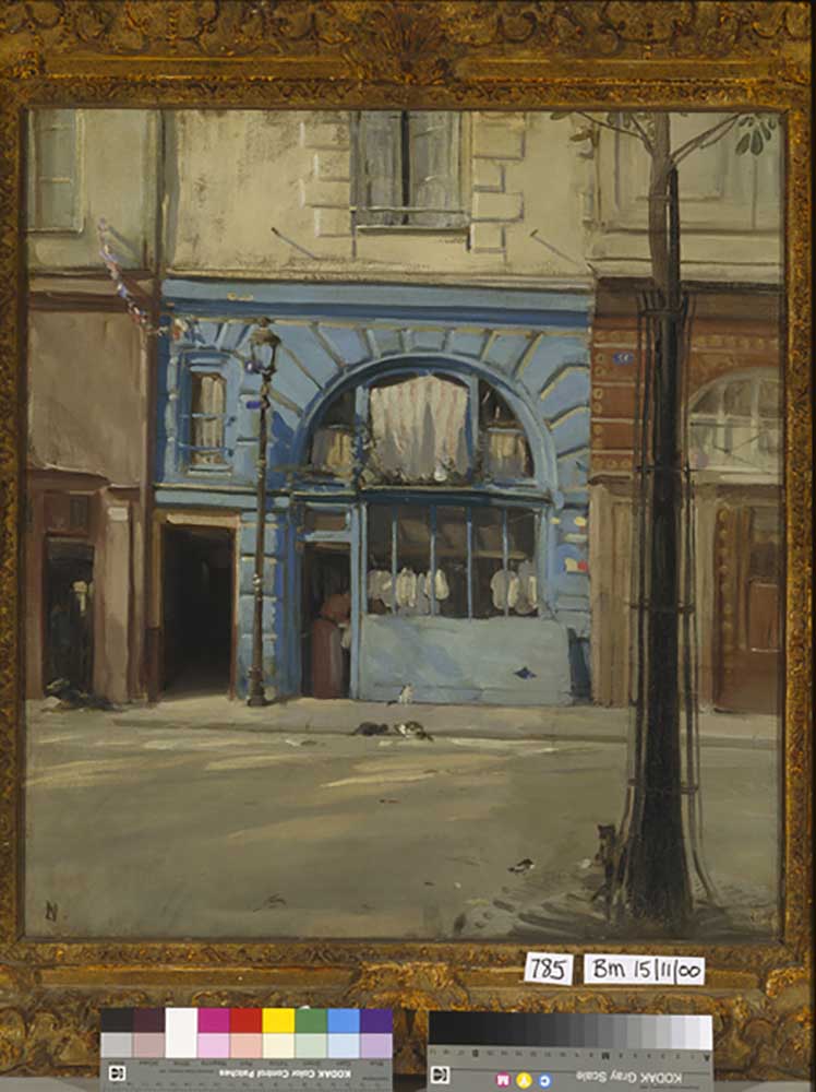 The Blue Shop, 1913 a William Nicholson