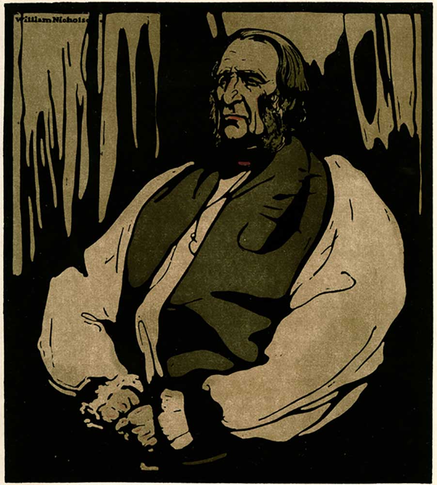 Dr Temple, The Archbishop of Canterbury, c.1898 a William Nicholson