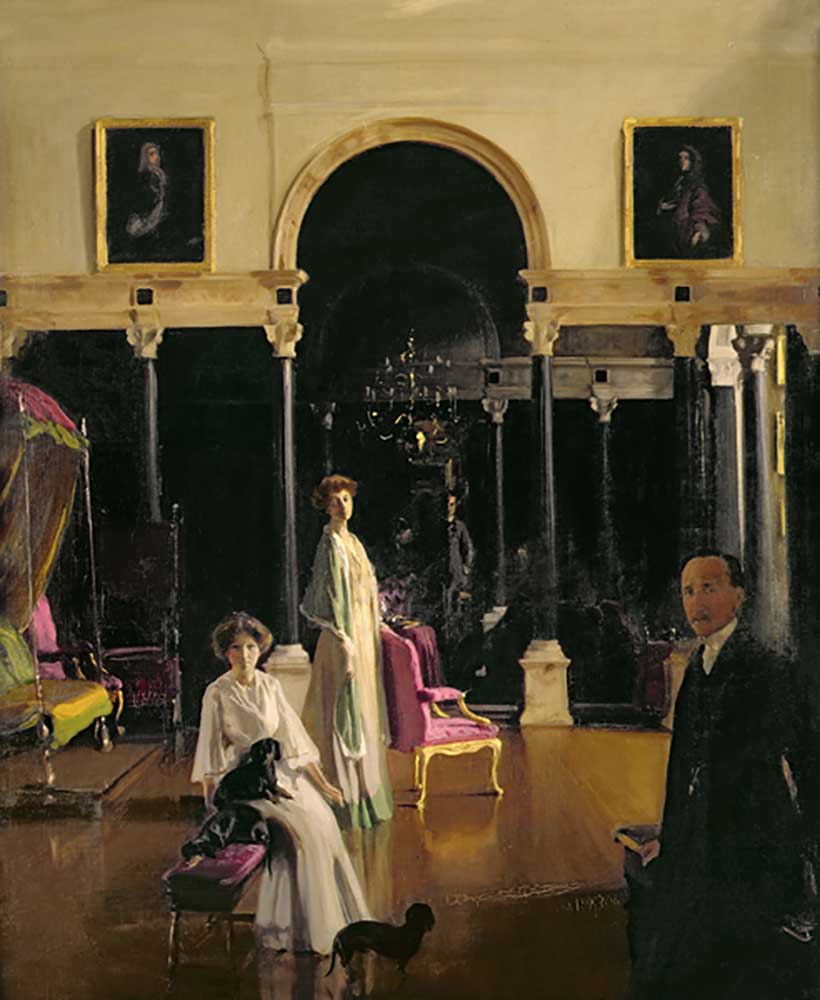 Group portrait of the family of the Earl of Plymouth a William Nicholson