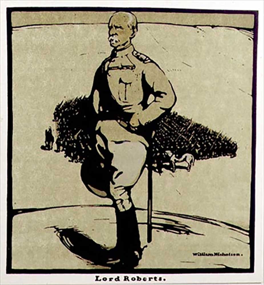 Lord Roberts, from Twelve Portraits, first published by William Heinemann, 1899 a William Nicholson