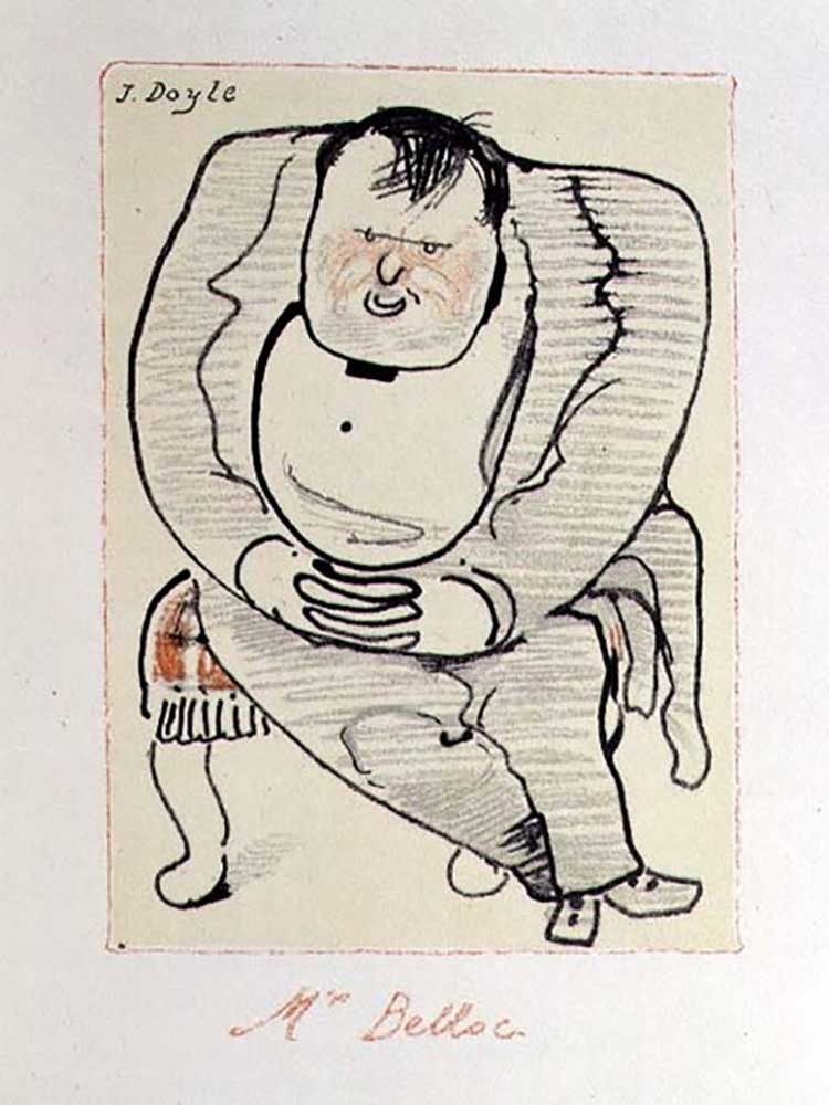 Mr Belloc, illustration from The Winter Owl, published by Cecil Palmer, London, 1923 a William Nicholson
