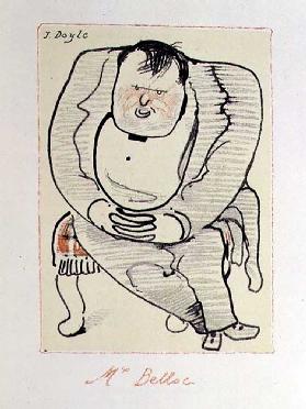 Mr Belloc, illustration from The Winter Owl, published by Cecil Palmer, London, 1923
