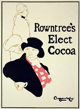Reproduction of a poster advertising Rowntrees Elect Cocoa  (see 41524)