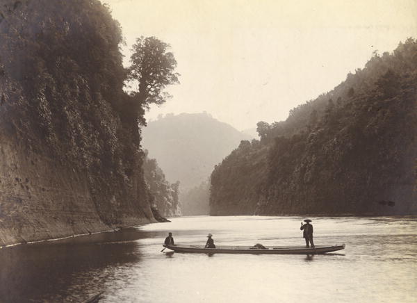 Whanganui River, c.1905 (silver gelatin print)  a William Partington