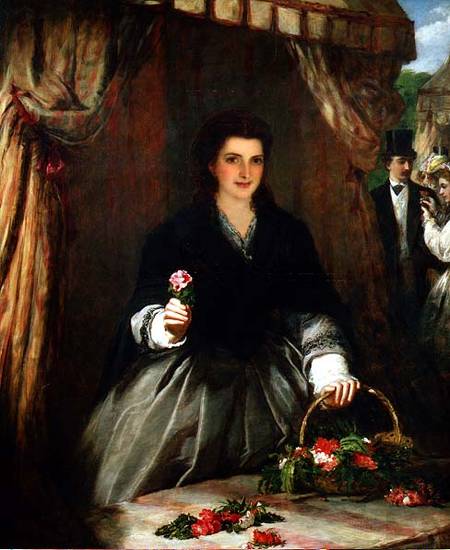 The Flower Seller a William Powel Frith