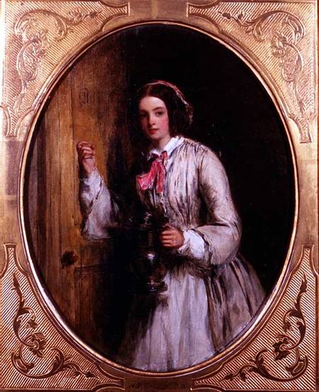 A Maid with a Flagon a William Powel Frith