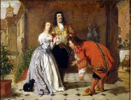 Scene from Moliere's 'The Would-be Gentleman' a William Powel Frith