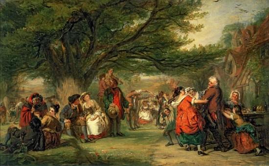 Village Merrymaking a William Powell Frith