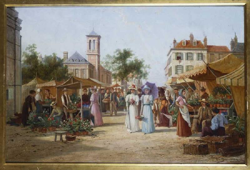 Der Marktplatz in Limburg, Niederlande. a William R. Dommersen