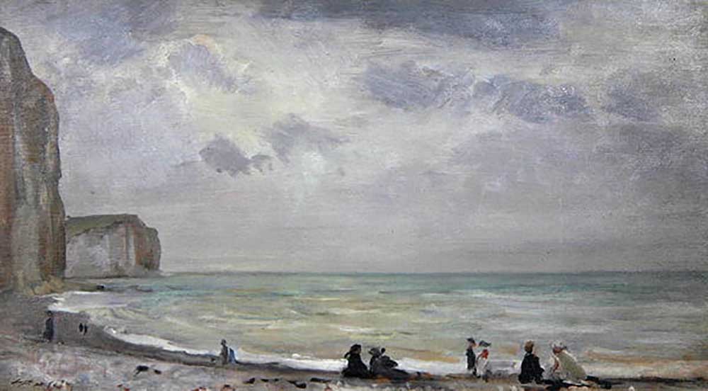 The Beach at Dover a William Russell