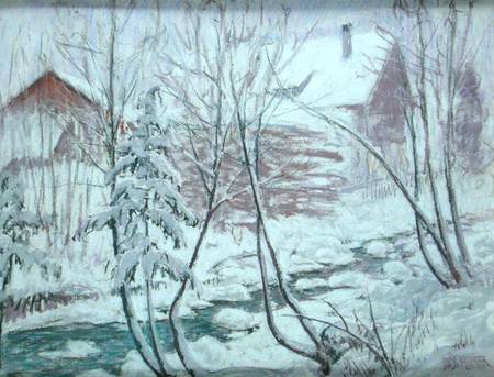 Chalets in the Snow a William Samuel Horton