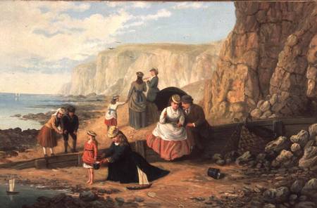 A Day at the Seaside a William Scott