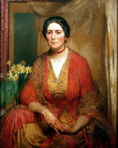 Portrait of the Artist's Wife a William Shackleton