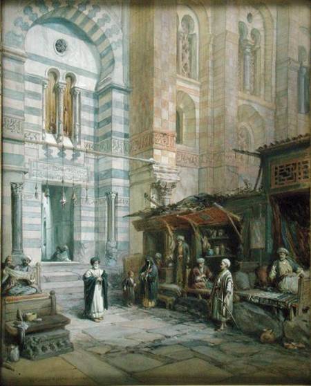 The Maristan or Mosque-Hospital of Kalaun, Cairo a William Simpson