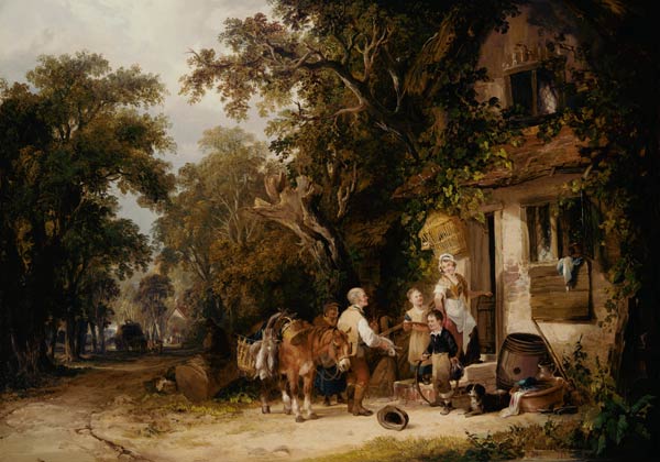 The Rabbit Seller a William Snr. Shayer