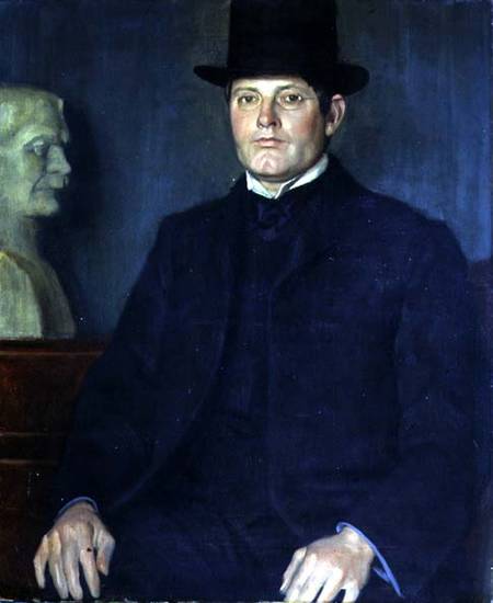 Portrait of Sir George Frampton (1860-1928) a William Strang