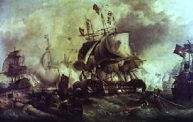 The Battle of Trafalgar, 1805