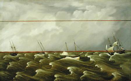 The Great Gale of 1846, Fireboard a William Thompson Bartoll