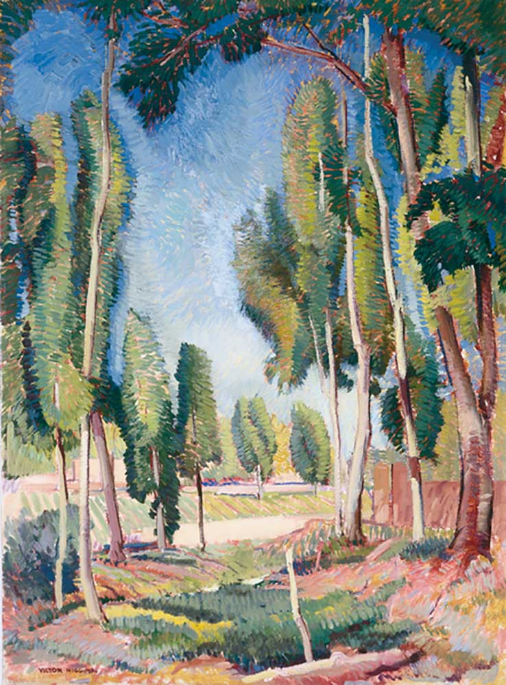 Poplars and Young Fields, 1940s a William Victor Higgins