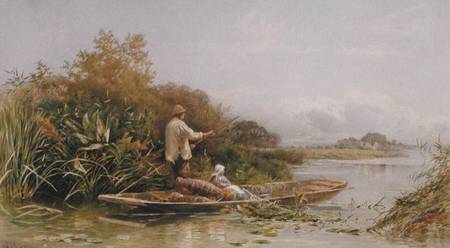 Eel Trappers on the Thames a William W. Gosling
