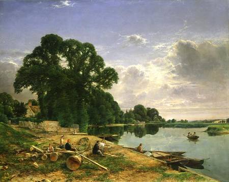 On the Thames a William W. Gosling