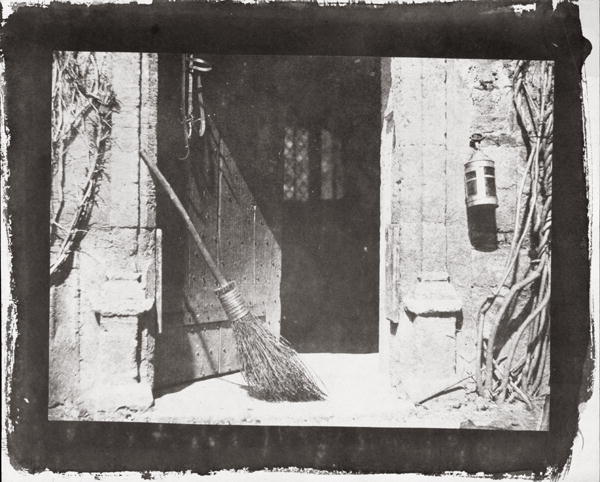 The Open Door, March, 1843 (b/w photo)  a William Henry Fox Talbot