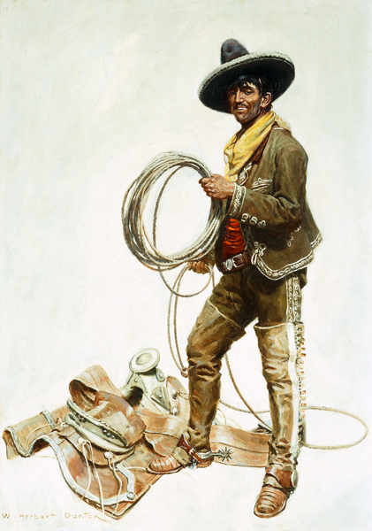 Mexikanischer Cowboy. a William Herbert Dunton