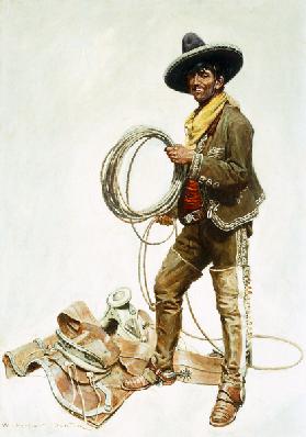 Mexikanischer Cowboy.