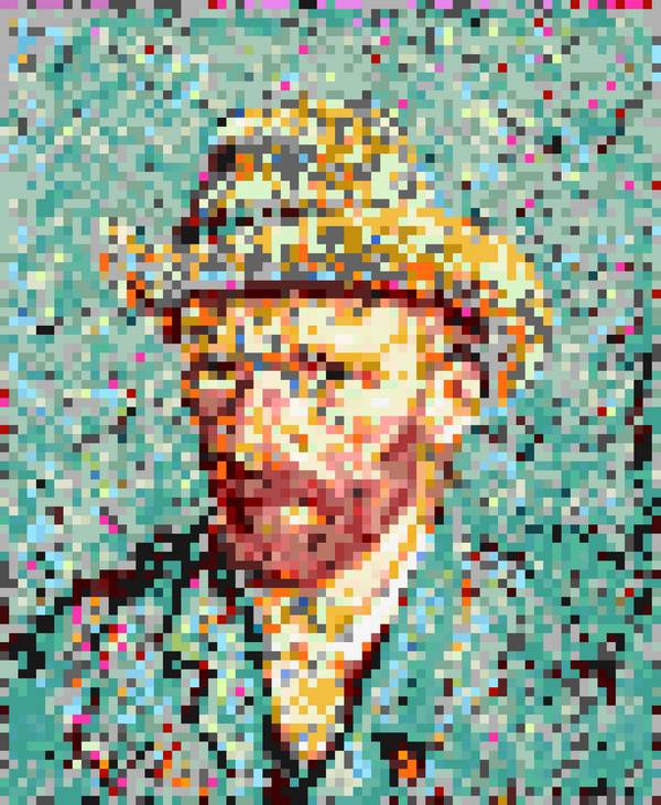  Vincent van Gogh Self-portrait 2 a Wim Heesakkers