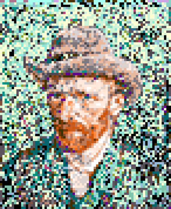 Vincent van Gogh Self-portrait 5 a Wim Heesakkers