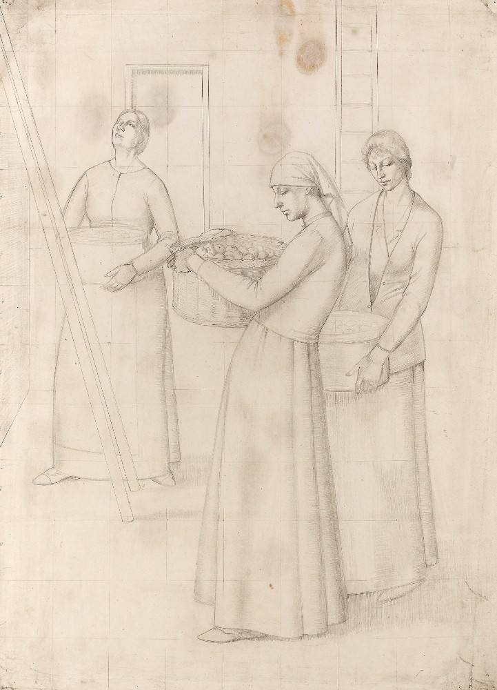 Study for Design for Wall Decoration a Winifred Knights