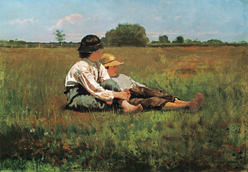 Boys in a Pasture a Winslow Homer