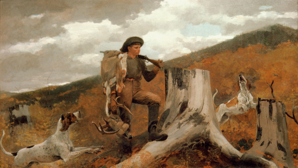 Huntsman and Dogs a Winslow Homer