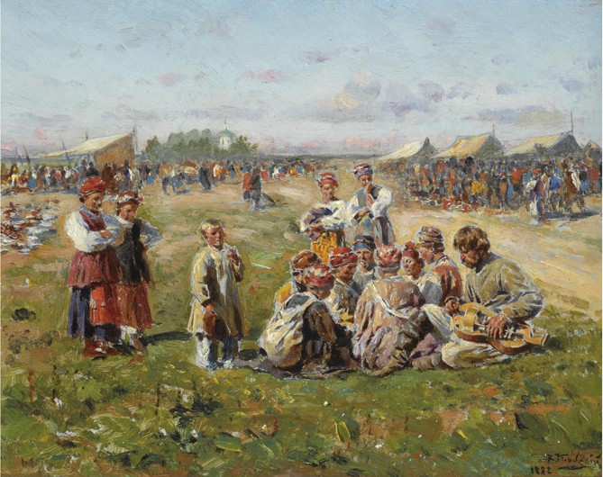 The Village Fair a Wladimir Jegorowitsch Makowski