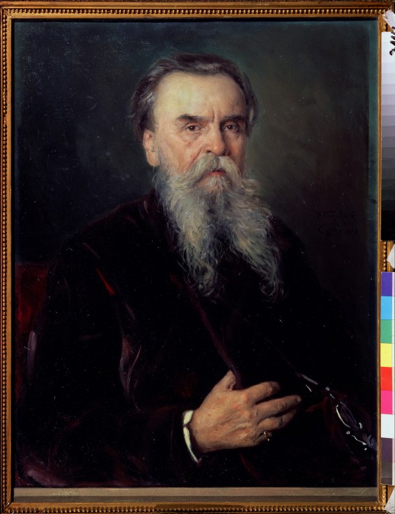 Portrait of the collector Ivan Tsvetkov (1845-1917) a Wladimir Jegorowitsch Makowski