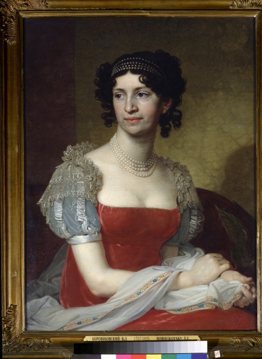 Portrait of Countess Margarita Dolgorukaya (1785-1814) a Wladimir Lukitsch Borowikowski
