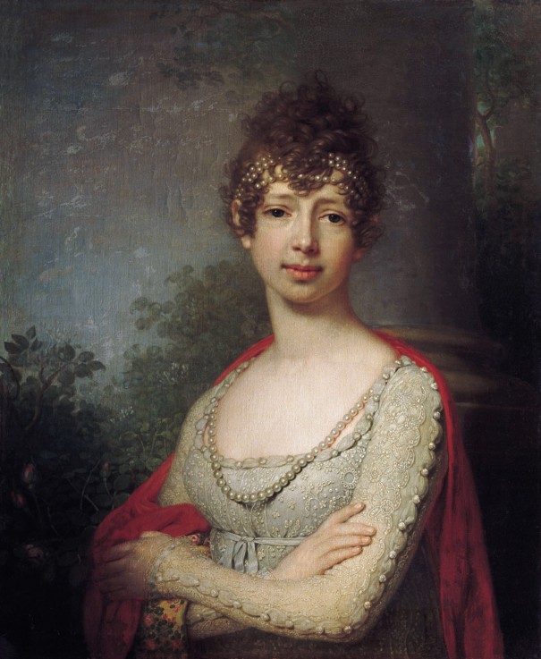 Grand Duchess Maria Pavlovna of Russia (1786–1859), Grand Duchess of Saxe-Weimar-Eisenach a Wladimir Lukitsch Borowikowski
