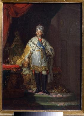 Emperor Paul I dressed as Grand Master of Maltese