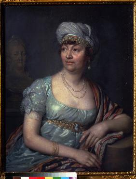 Portrait of the author Baronne Anne Louise Germaine de Staël (1766-1817)